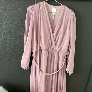 Dusty Rose Bridesmaids dress